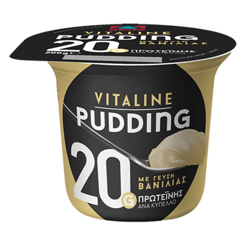 Vitaline Protein Pudding Βανίλια Χωρίς Γλουτένη 200 gr - Eshop Super ...